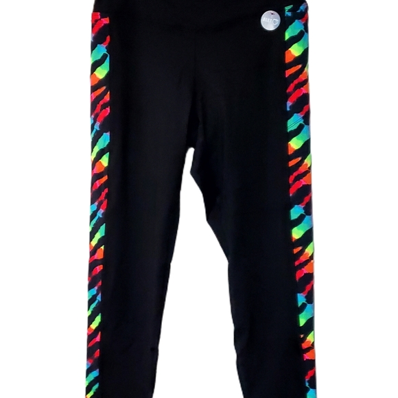 Victoria's Secret PINK Zebra Black Ombre Rainbow Tie Dye Sherpa Set - Picture 11 of 15